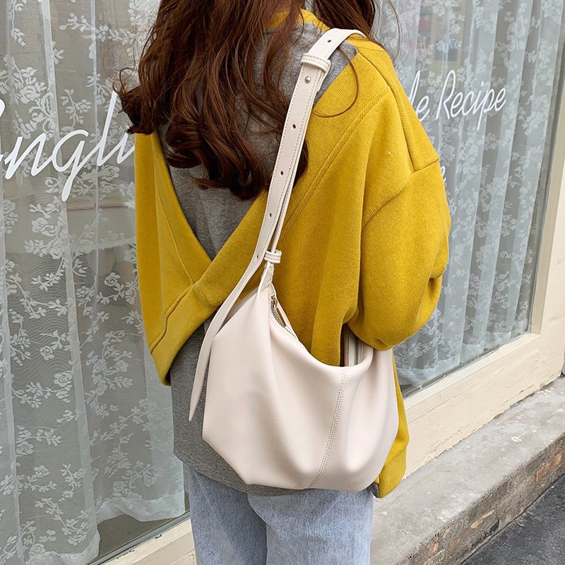 Luxury Bags Affordable - Tas Selempang Wanita Model Dumpling Ruched