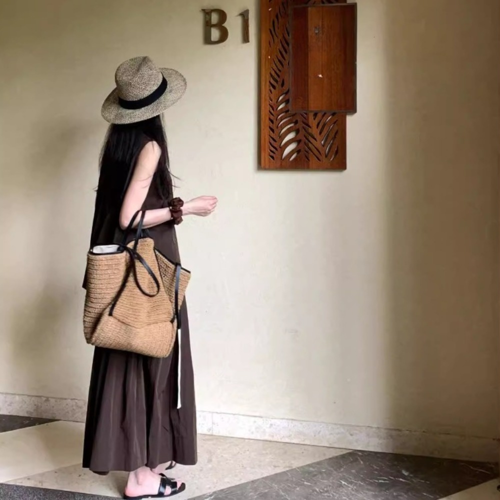 Luxury Bags Must Have - [Tas Tote Jerami Mewah Ringan] Tas