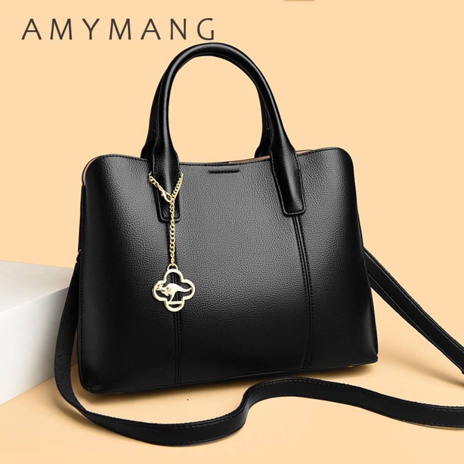 Luxury Bags Level - Tas Selempang Kulit Pu Lembut Bermerek