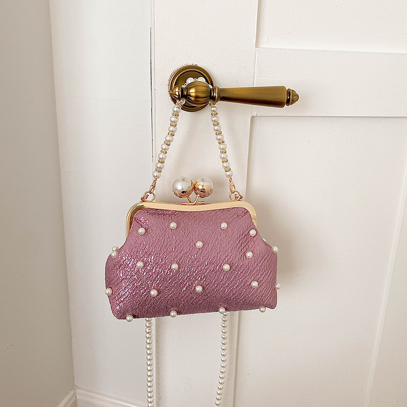 Luxury Bags Affordable - Tas Clutch Malam dengan Hiasan Mutiara