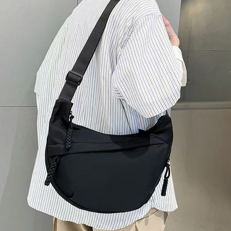 Luxury Bags White - Tas Selempang Wanita Kasual dari Bahan