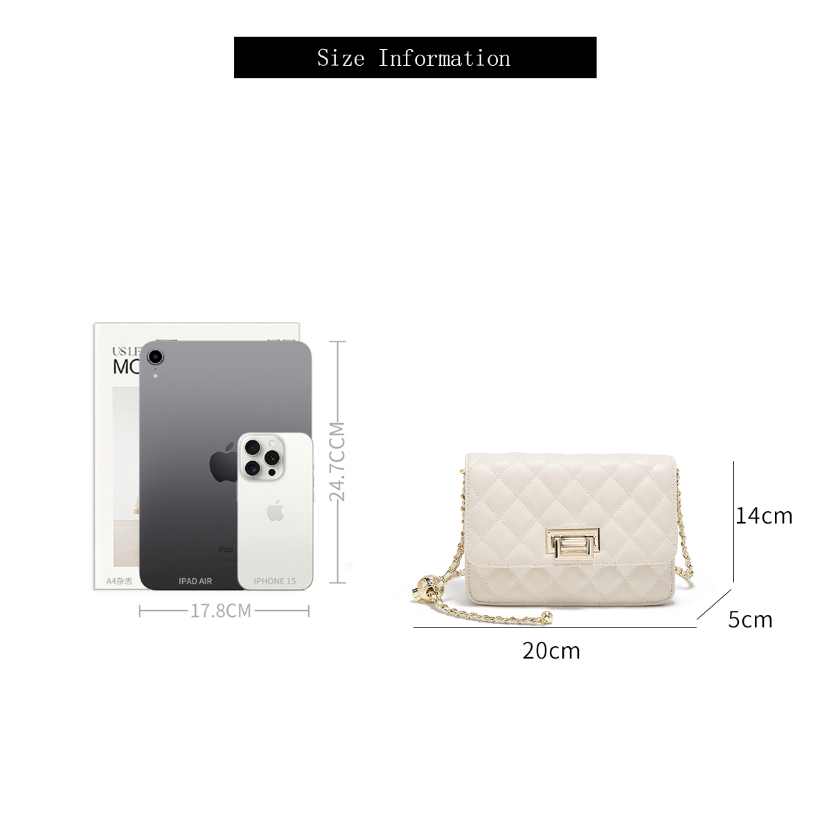 FOXER 2026 Tas Selempang Wanit - Luxury Bags White ulasan dan harga