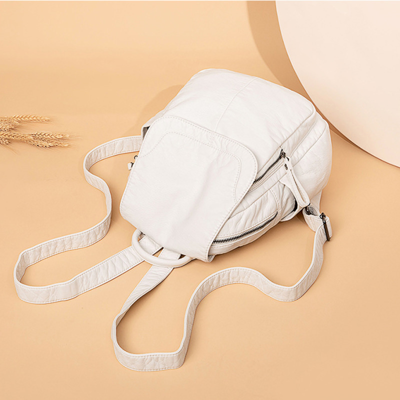 Tas punggung wanita, ransel pu - Luxury Bags White ulasan dan harga