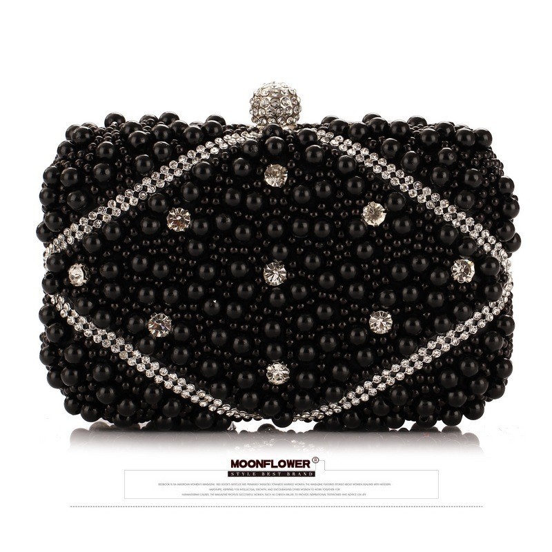 Tas Clutch Malam Mewah Berhias - Luxury Bags White ulasan dan harga