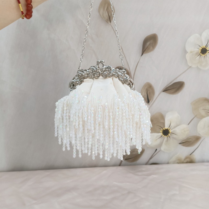 Tas pengantin elegan Vintage r - Luxury Bags White ulasan dan harga