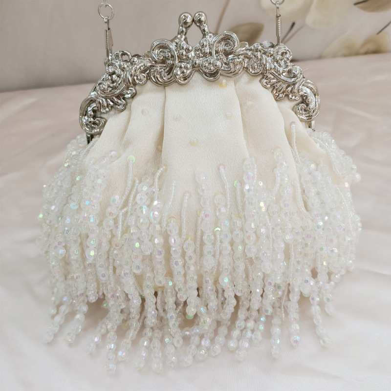 Tas pengantin elegan Vintage r - Luxury Bags White ulasan dan harga