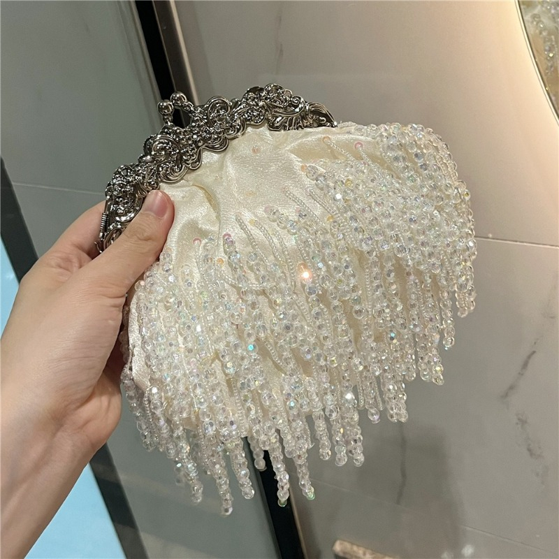 Tas pengantin elegan Vintage r - Luxury Bags White ulasan dan harga